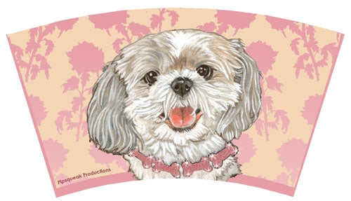 Shih Tzu Tumbler with Straw, Double Wall, 16 Ounces Acrylic Tumbler, BPA-Free - Pipsqueakproductions