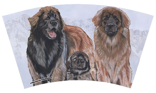 Leonberger Tumbler with Straw, Double Wall, 16 Ounces Acrylic Tumbler, BPA-Free - Pipsqueakproductions