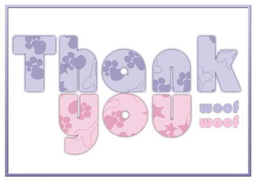 Dog Thank You Cards Boxed - Pipsqueakproductions