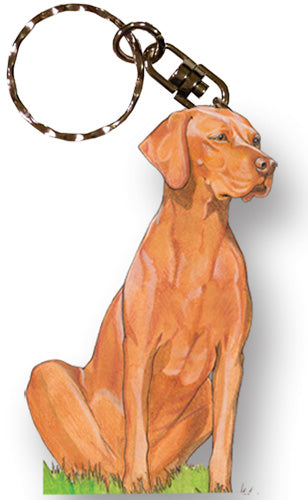 Vizsla Keychain Wooden - Pipsqueakproductions