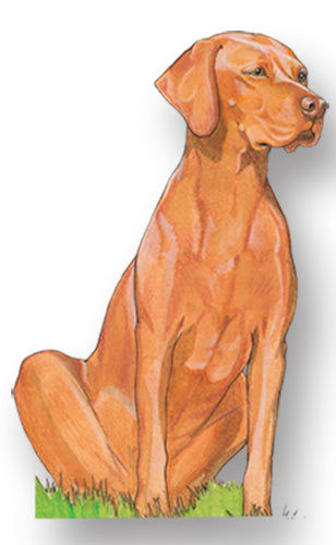 Vizsla Magnet Wooden - Pipsqueakproductions