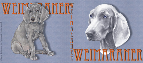 Weimaraner Ceramic Coffee Mug Tea Cup 15 oz - Pipsqueakproductions
