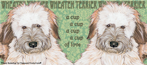 Wheaten Terrier Ceramic Coffee Mug Tea Cup 15 oz - Pipsqueakproductions
