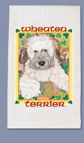 Wheaten Terrier Dish Towel - Pipsqueakproductions