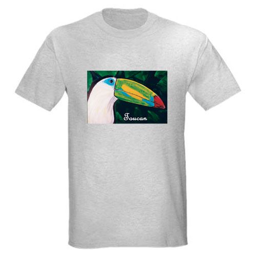 glæde Fortryd abstrakt Toucan T-Shirt