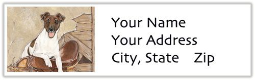 Fox Terrier Smooth Address Labels