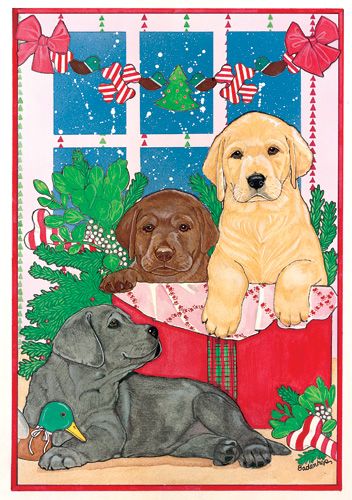 Labrador Retriever Christmas Cards Set of 10 cards & 10 envelopes