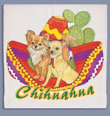Chihuahua Dish Towel