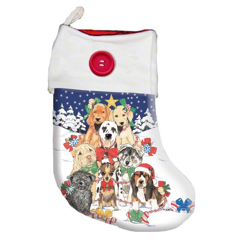 Dog Group Christmas  Stocking