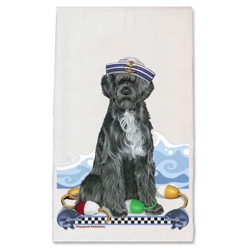 Portuguese Water Dog Portie Dog Kitchen Dish Towel Pet Gift
