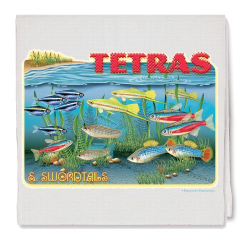Tetra Fish Kitchen Dish Towel Pet Gift