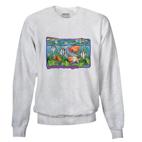 Goldfish and Angelfish Comfort Fleece Shirt