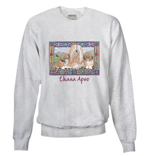 Lhasa Apso Comfort Fleece Shirt