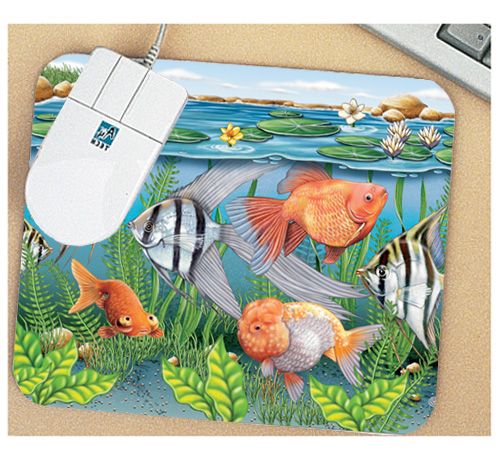 Goldfish and Angelfish Mouse Pad