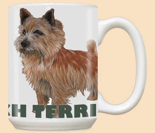 Norwich Terrier Ceramic Coffee Mug Tea Cup 15 oz