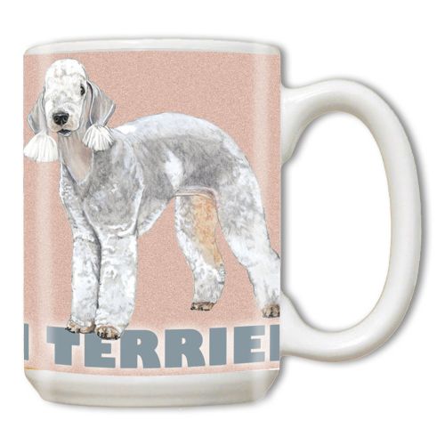 Bedlington Terrier Ceramic Coffee Mug Tea Cup 15 oz