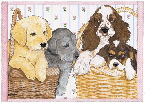 Dog Group Blank Note Cards Boxed