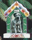 Dog House Wooden Mini Picture Frame Ornament