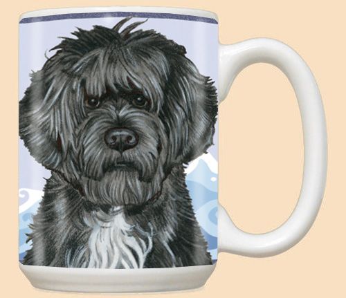 Portuguese Water Dog Portie Dog Ceramic Coffee Mug Tea Cup 15 oz