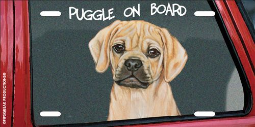 Puggle License Plate