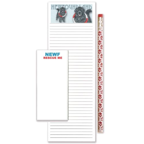 Newfoundland To Do List Magnetic Shopping Pad Notepad & Pencil Gift Set