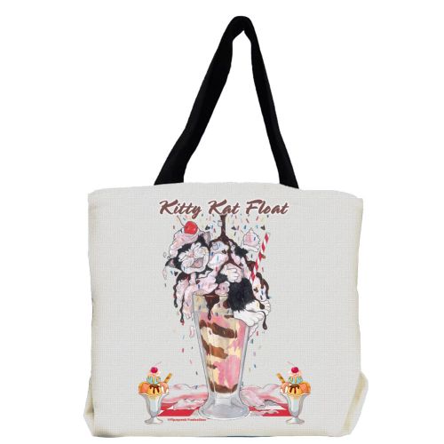 Cat Black and White Cat Kitty Kat Float Tote Bag