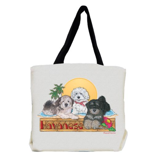 Havanese Tote Bag, Havanese Gift