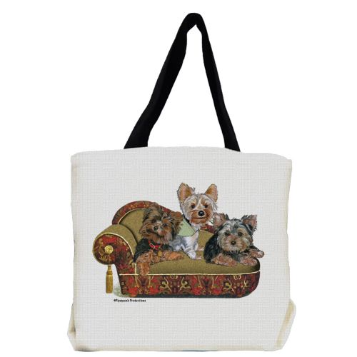 Yorkshire Terriers Tote Bag, Yorkie Gift