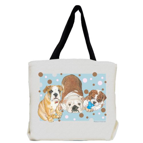 Bulldog Tote Bag, Bulldog Gift