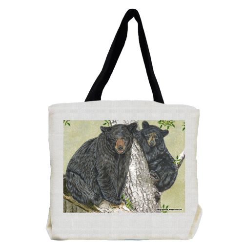 Black Bear Tote Bag, Bear Gift