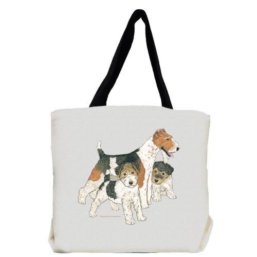 Fox Terrier Wire Tote Bag, Wire Fox Terrier Gift