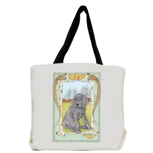 Weimaraner Pup Tote Bag, Weimaraner Gift