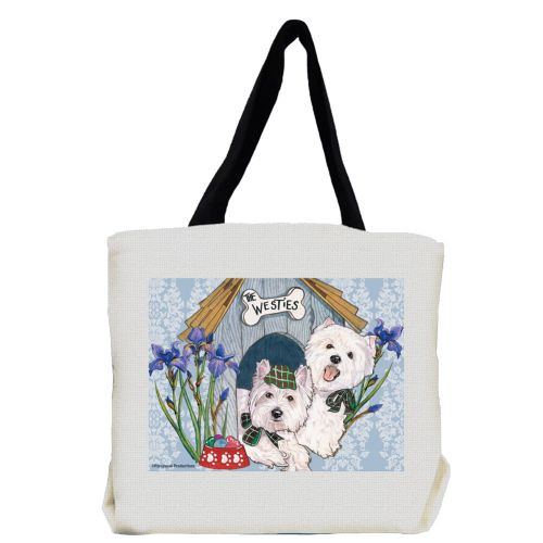 West Highland Terriers Tote Bag, Westie Gift
