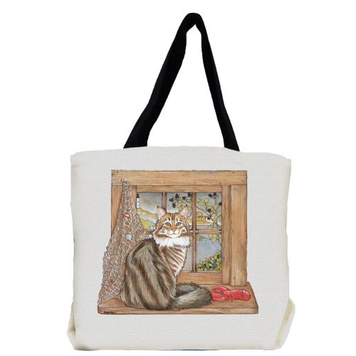 Maine Coon Cat Tote Bag, Maine Coon Gift