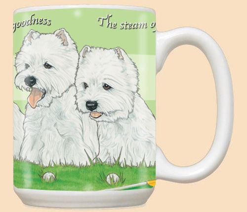 West Highland Terrier Westie Dog Ceramic Coffee Mug Tea Cup 15 oz
