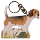 Beagle Keychain, Souvenir Key Holder, Dog Charm Tag, Pet Key Rings, Craft Ornaments, Wooden Die-Cut  