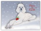 Poodle Christmas Cards Set of 10 cards & 10 envelopes