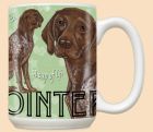 German Pointer Ceramic Coffee Mug Tea Cup 15 oz
