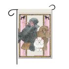 Poodle Garden Flag Double Sided 12” X 17”