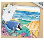 Blue Surgeon and Butterfly Fish Mouse Pad