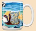 Tropical Fish Ceramic Coffee Mug Tea Cup 15 oz