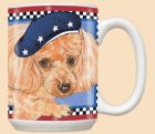Poodle Toy Ceramic Coffee Mug Tea Cup 15 oz