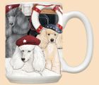 Poodle Standard Ceramic Coffee Mug Tea Cup 15 oz