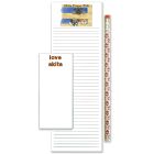 Akita To Do List Magnetic Shopping Pad Notepad & Pencil Gift Set