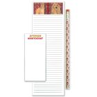Afghan Hound To Do List Magnetic Shopping Pad Notepad & Pencil Gift Set