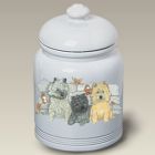 Cairn Terrier Treat Jar